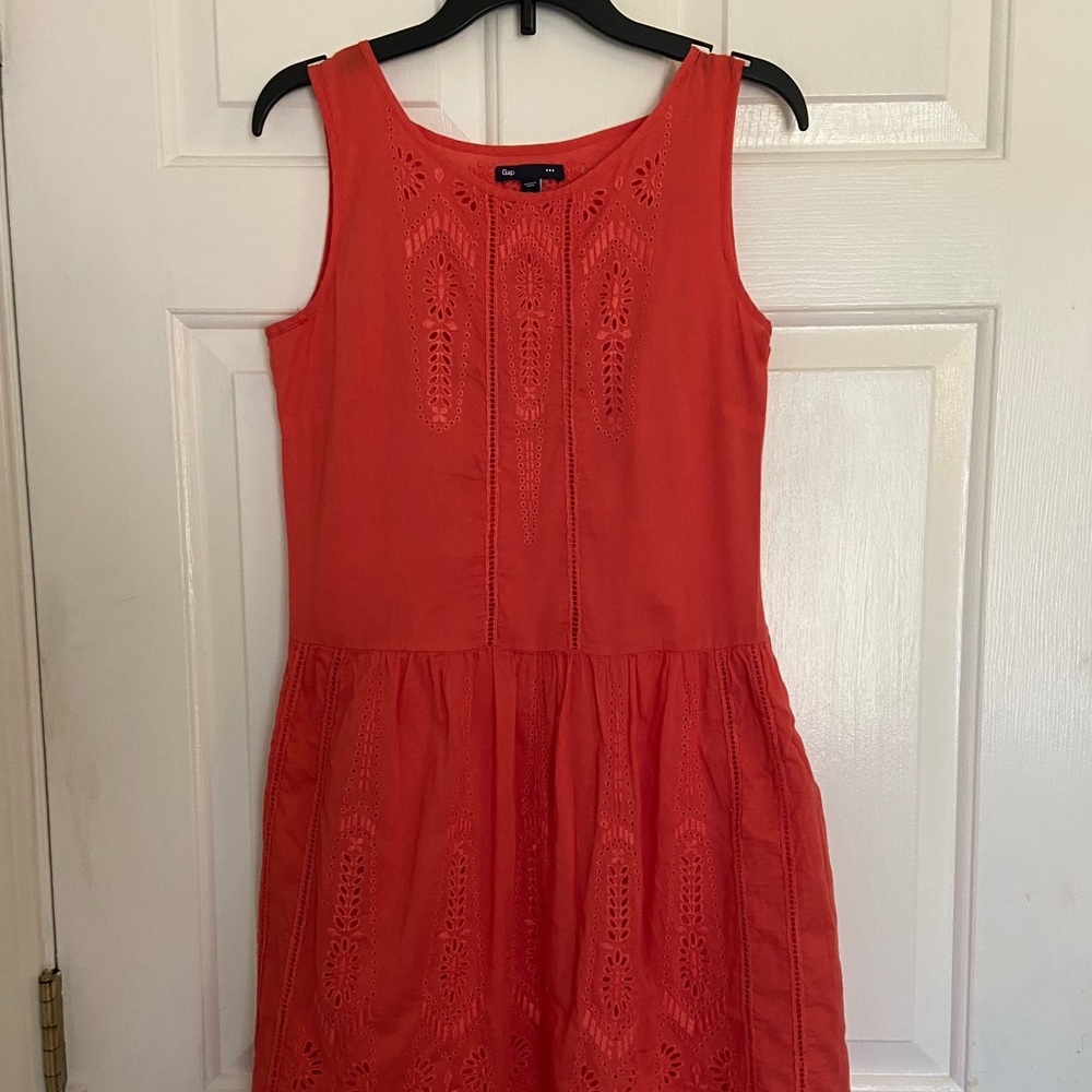Orange Dress- Gap